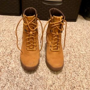 High Heeled Timberlands